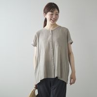 motone/レディスノーカラーシャツ 2nd ノースリーブ