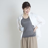 MALYNE SILK/正絹シルク100%インナー　フレンチスリーブ