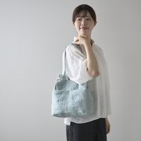 charm/リネンシャーリングバッグ　M