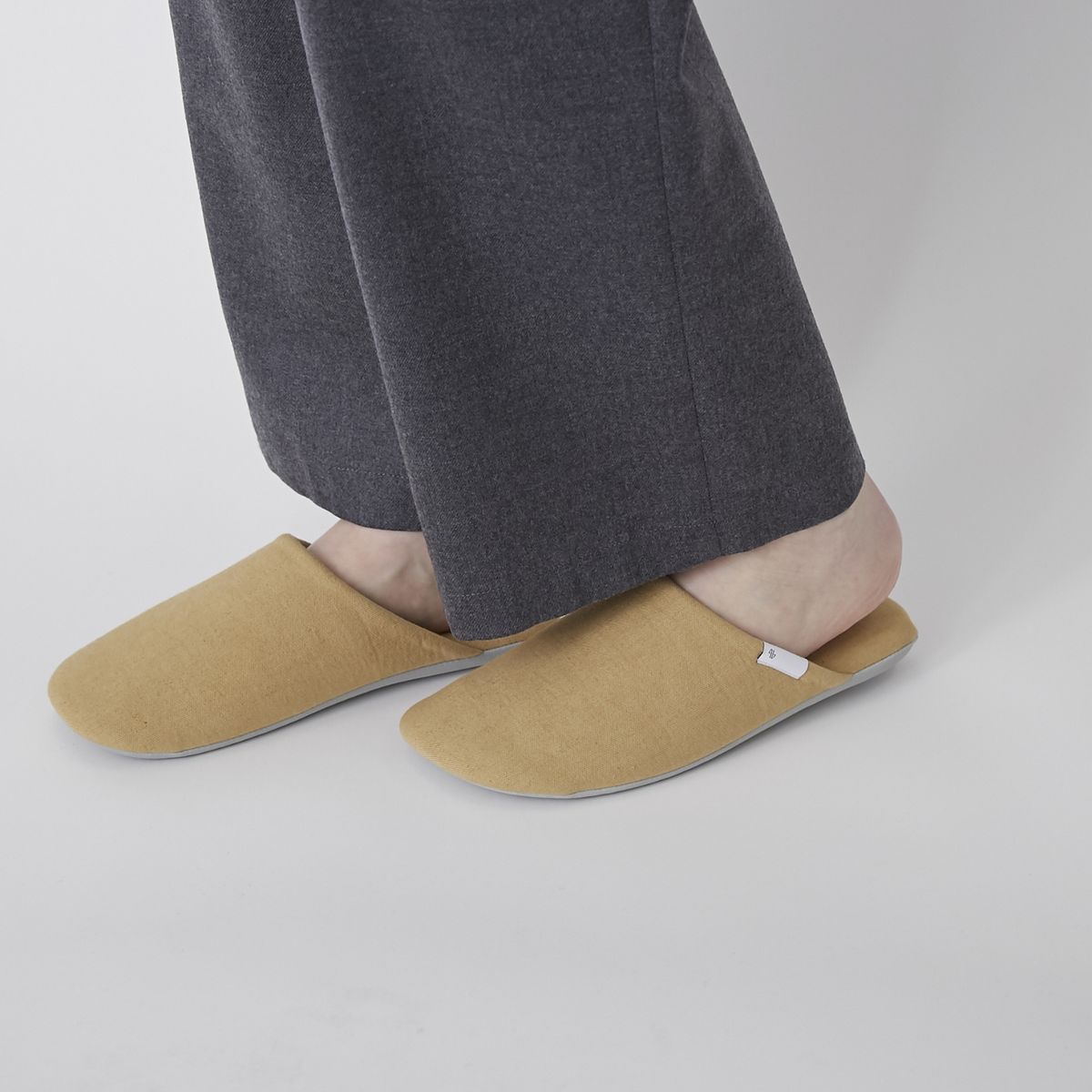 ABE HOME SHOES/脱げにくい綿麻のスリッパ　XL