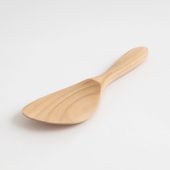 宮島工芸製作所/丸柄ナナメしゃもじ サクラ 右利き