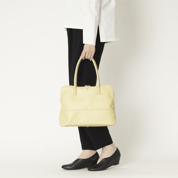 Neutral Gray/バッグ ハスキー M -オールレザーなのに軽い、ホース