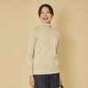 sisam/オーガニックコットン リブタートルネック