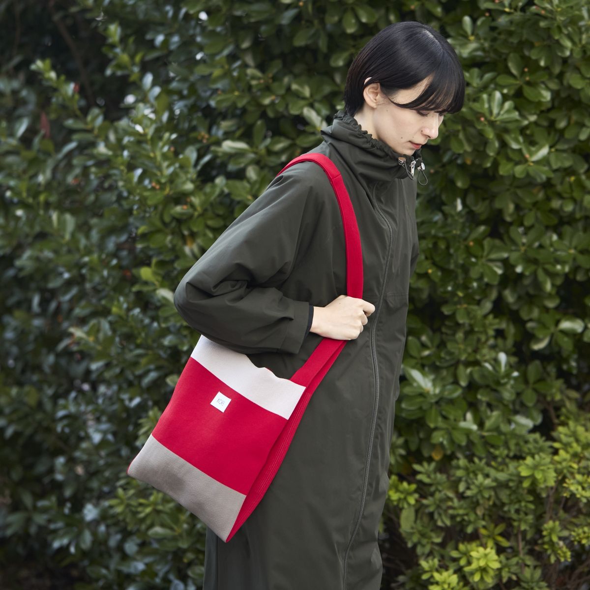 KORE/ニットバッグSquare L