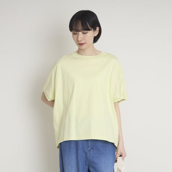 Brocante/ココンTシャツ -体のラインを拾わず透け感無し！コクーン