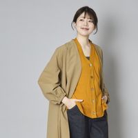 n.o.f.l/オーガニックコットンボックスカーディガン