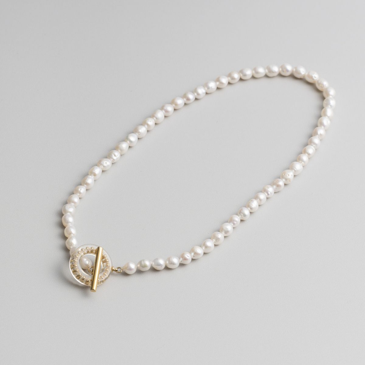 nico/アクリルマンテルネックレス