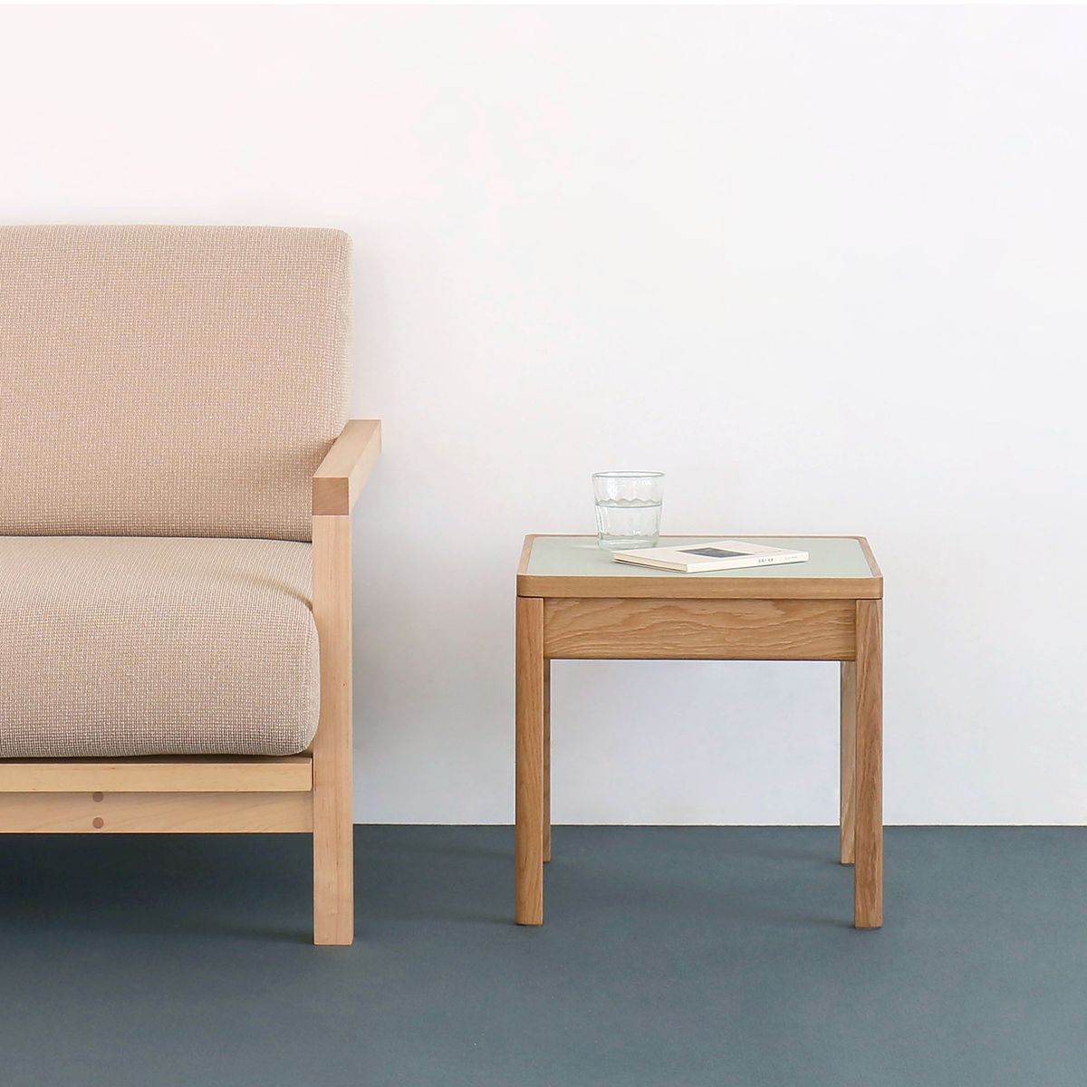 立野木材工芸/はたらくサイドテーブル シングル オーク