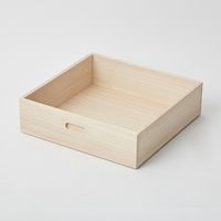 増田桐箱店/スタッキング桐箱 浅型