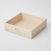 増田桐箱店/スタッキング桐箱 浅型