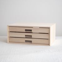 増田桐箱店/A4トレーキャビネット