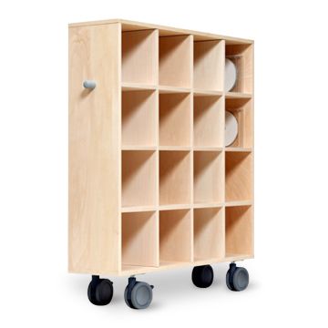 Storage Cart キャスター付き収納棚カート CD用 -飛行機内用ワゴンから
