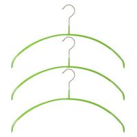 MAWA/カラーハンガー3本セット グリーン