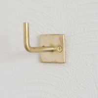 千葉工作所/Hook Square Brass（フック角型 真鍮）