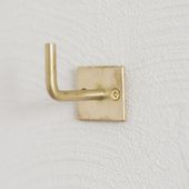 千葉工作所/Hook Square Brass（フック角型 真鍮）