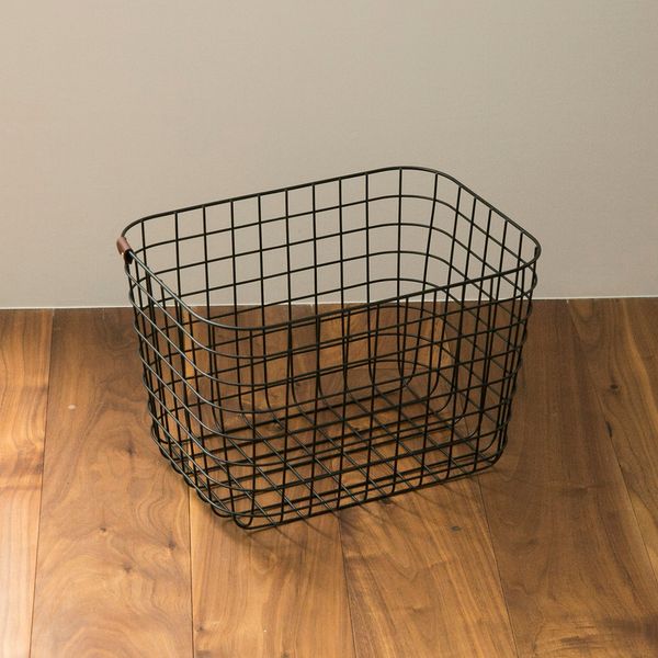 MOHEIM/WIRE BASKET ブラック M