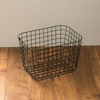 MOHEIM/WIRE BASKET ブラック M
