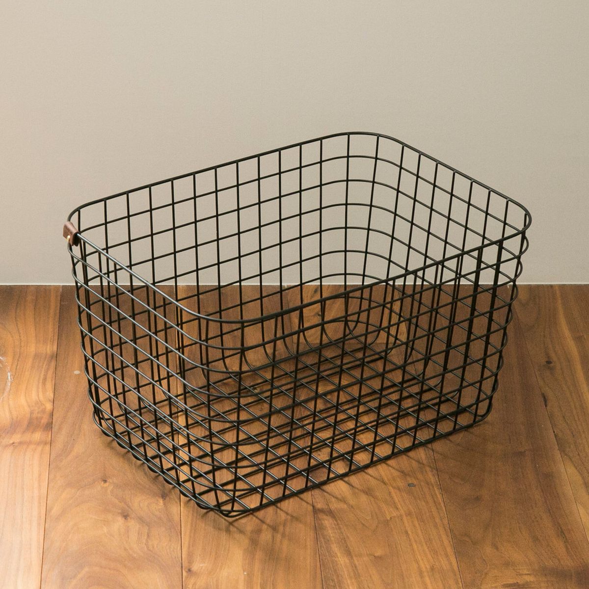 MOHEIM/WIRE BASKET ブラック L