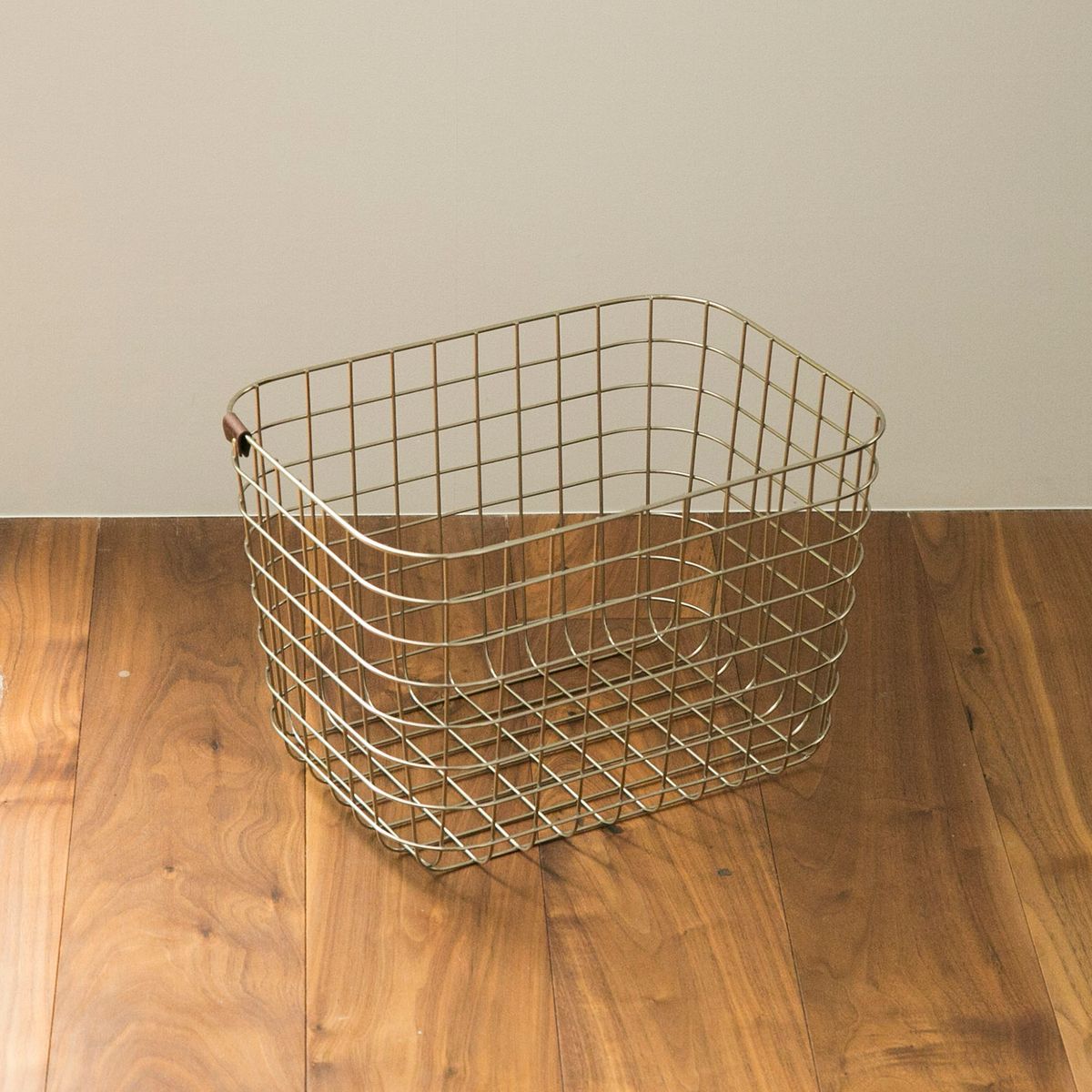 MOHEIM/WIRE BASKET ゴールド M