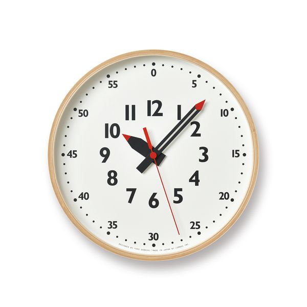 Lemnos/fun pun clock Sサイズ -時計の読めない子が、読みたいと思う