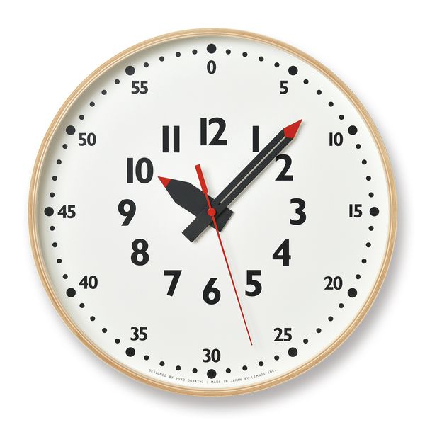 ふんぷんクロック　Ｌサイズ Lemnos/fun pun clock Lサイズ -時計の読めない子が、読みたいと思う