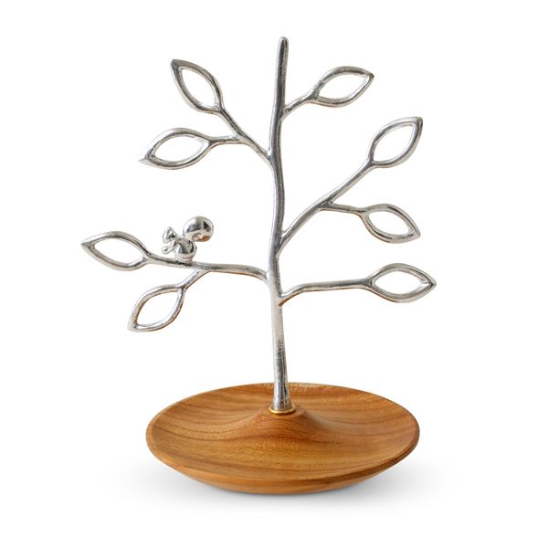 SHIROKANE/アクセサリースタンド りす ケヤキ -しなやかに自在に