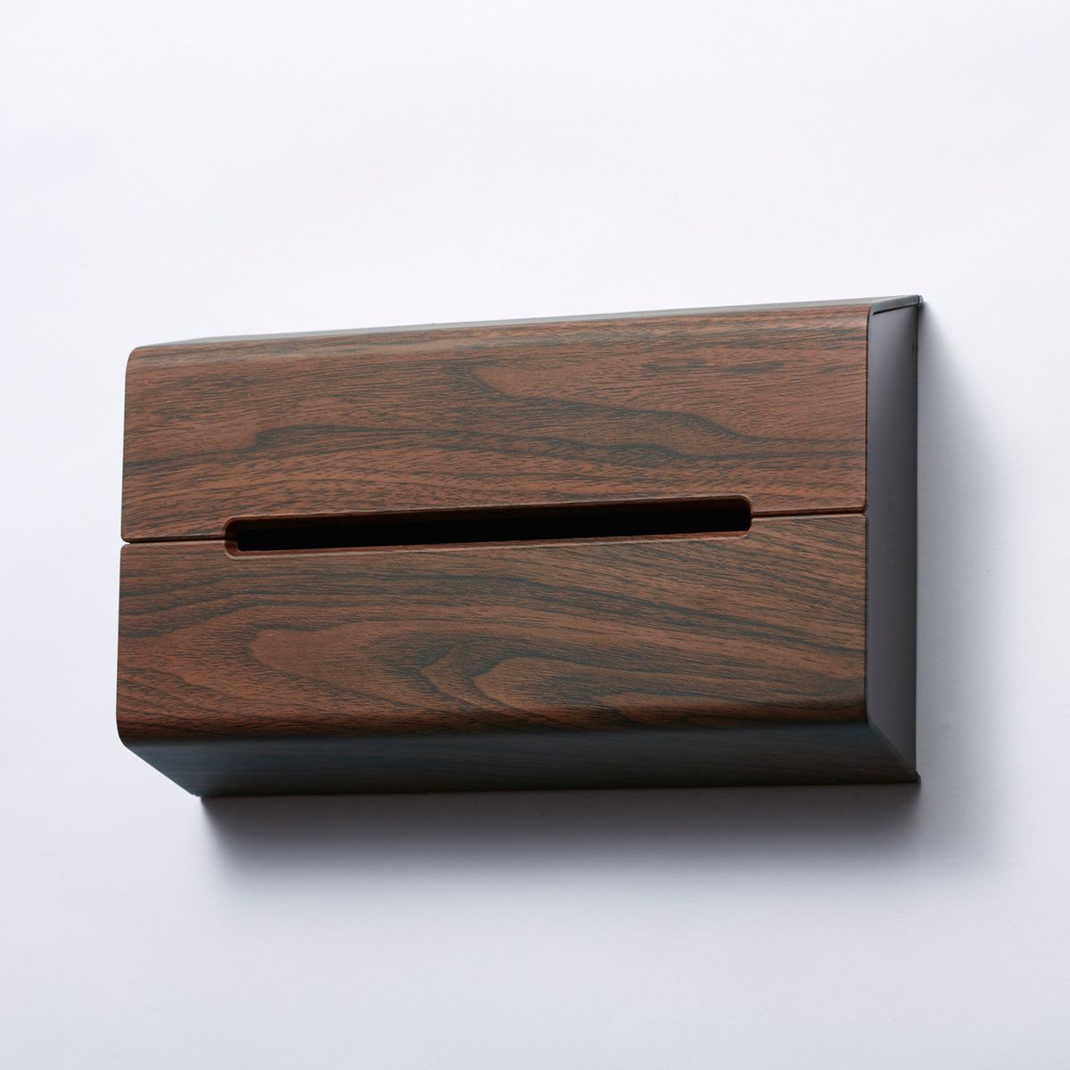 ideaco/ティッシュケース WALL ローズウッド