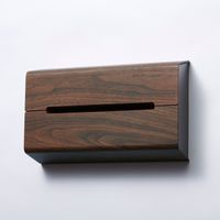 ideaco/ティッシュケース WALL ローズウッド