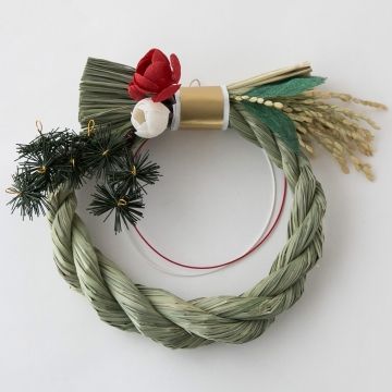 中川政七商店/松合わせの注連縄飾り 大 -しめ縄飾りで正月準備