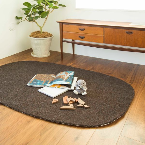 WOOLRUG/Local Wool 楕円 M -ウールを愛しすぎたゆえに生まれたラグ