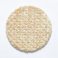 fabrico/チェアパッド Curly sheep ivory