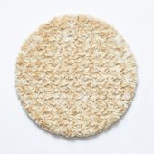 fabrico/チェアパッド Curly sheep ivory