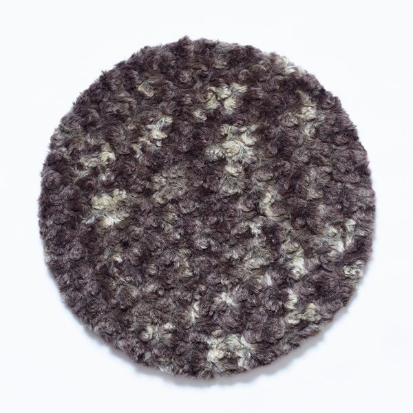 fabrico/チェアパッド Curly sheep gray