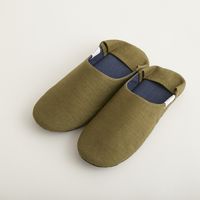 ABE HOME SHOES/麻のバブーシュ L