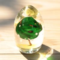 内田絹子/ペーパーウエイト Christmas tree