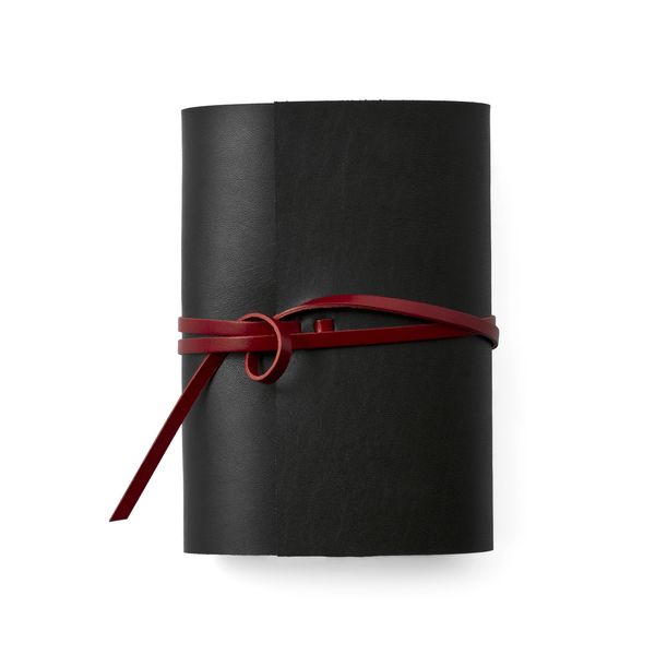 KAKURA/紐巻き システム手帳 urushi ブラック ミニ6穴 -使うほどに味が