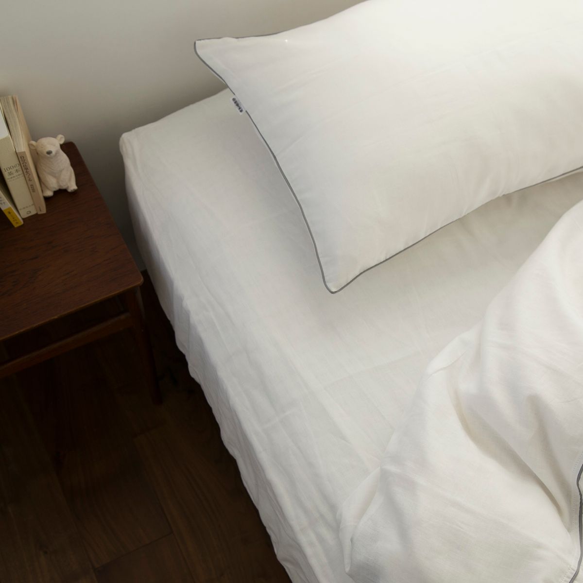 京和晒綿紗/ガーゼボックスシーツ 3重合わせ シングル