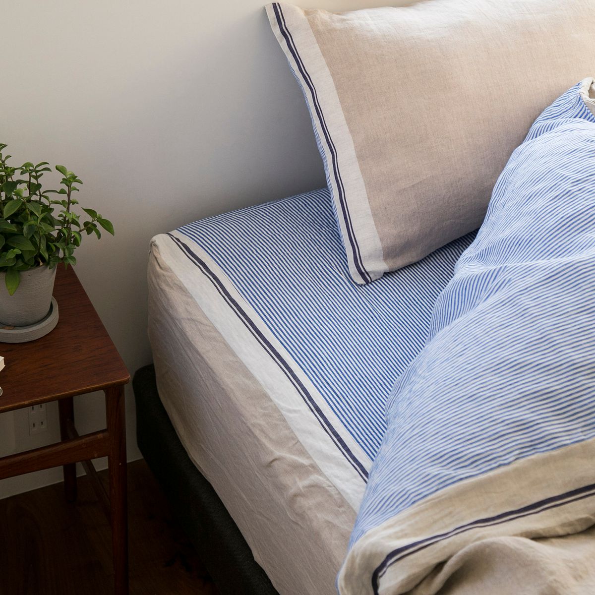 TENJIN FACTORY/リネンシーツ シングル