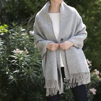 KLIPPAN/ベーシックウールストール ポケット付き