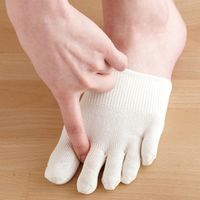 ドクターシルク/本物シルクの5本指靴下「くつしたの下」2足セット 婦人用