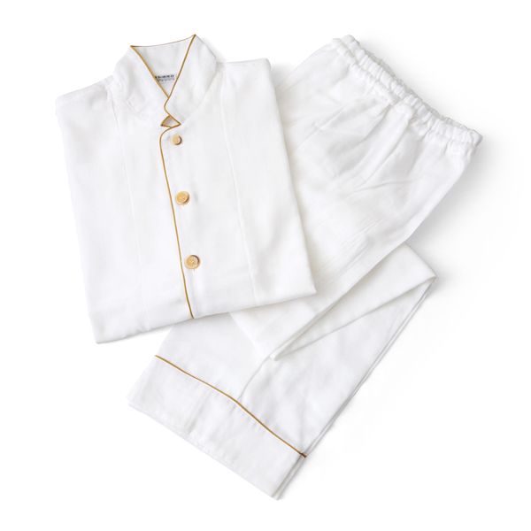 京和晒綿紗/2重ガーゼ パジャマ