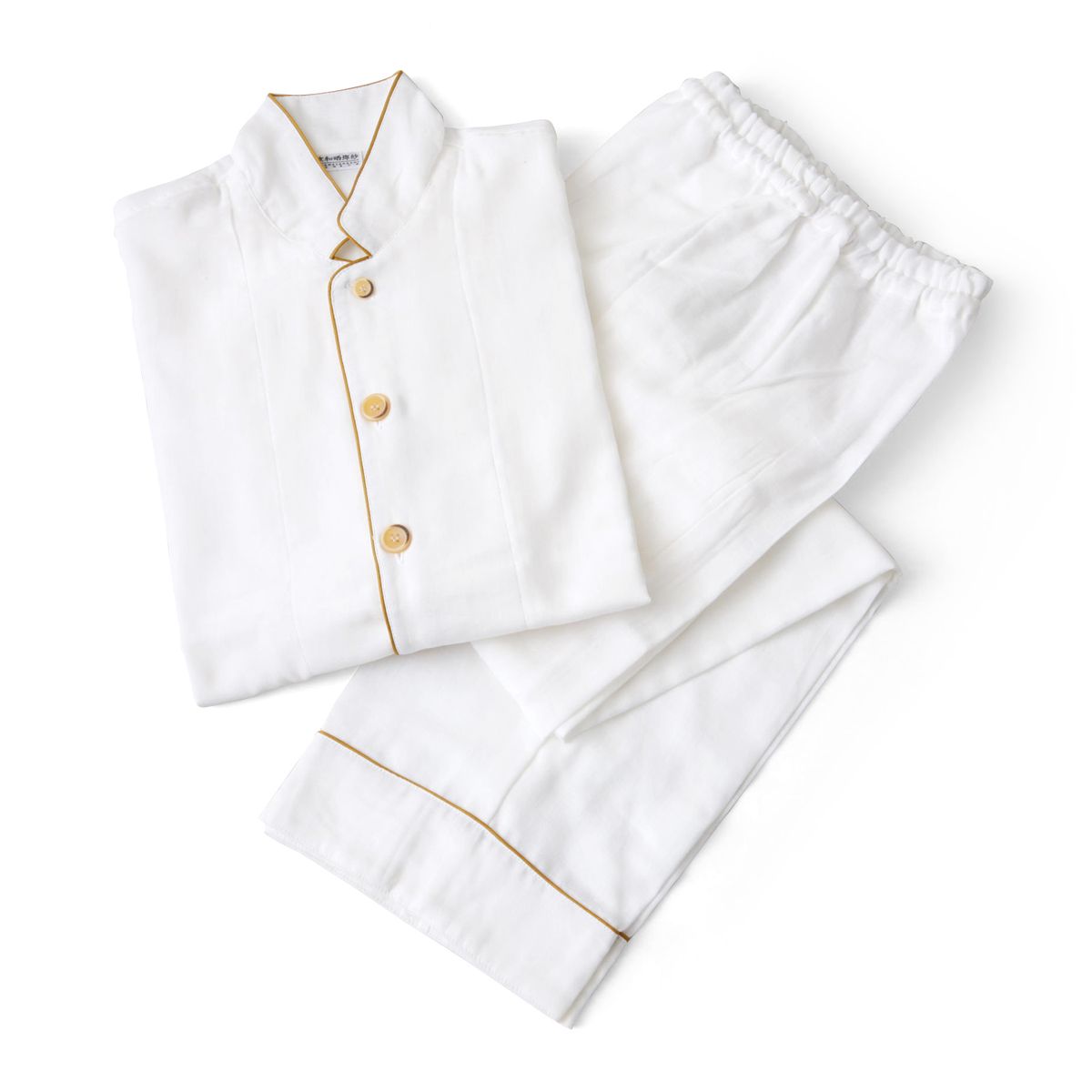 京和晒綿紗/2重ガーゼ パジャマ