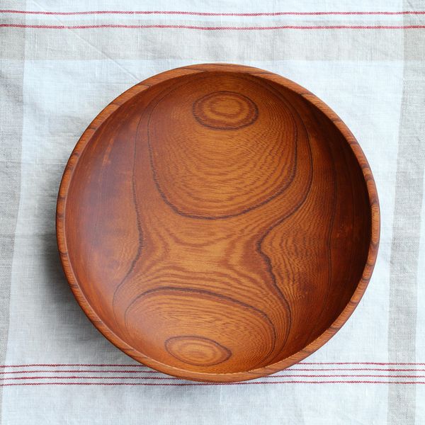 Zelkova/深皿 8寸 -銘木ケヤキを使った、純国産の丈夫なうつわ
