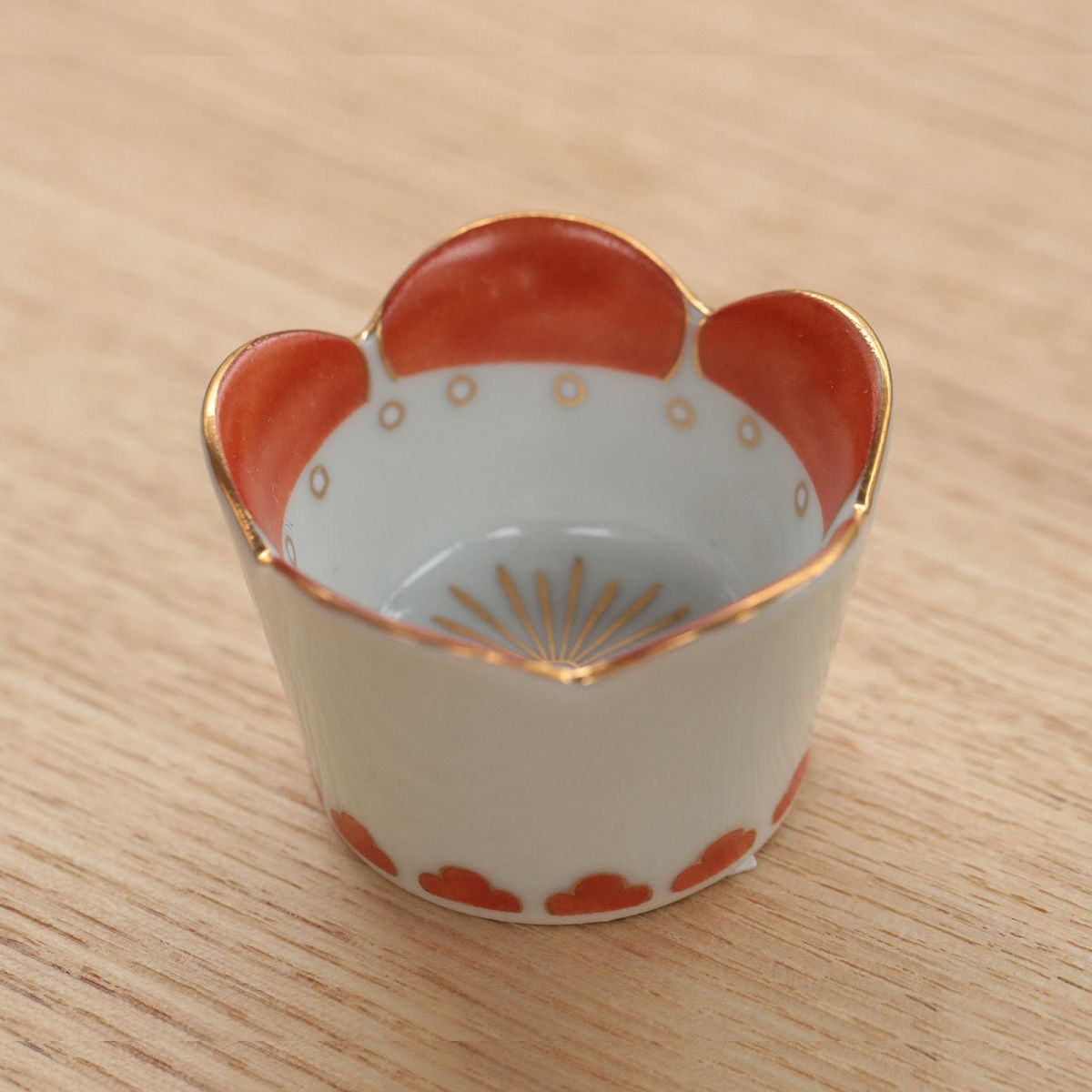 徳幸窯 豆皿 梅型小付