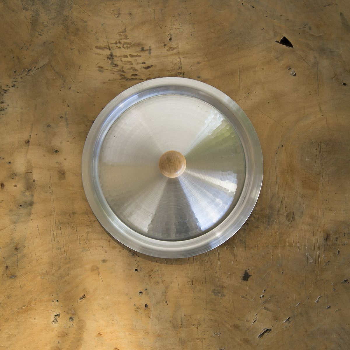 中村銅器製作所/アルミ特製打出し蓋 21cm