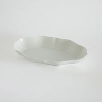 Tsudoi/淡青白釉 輪花長鉢