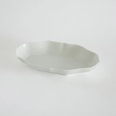 Tsudoi/淡青白釉 輪花長鉢