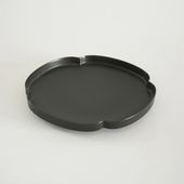 Tsudoi/鉄くろ釉 木瓜浅鉢