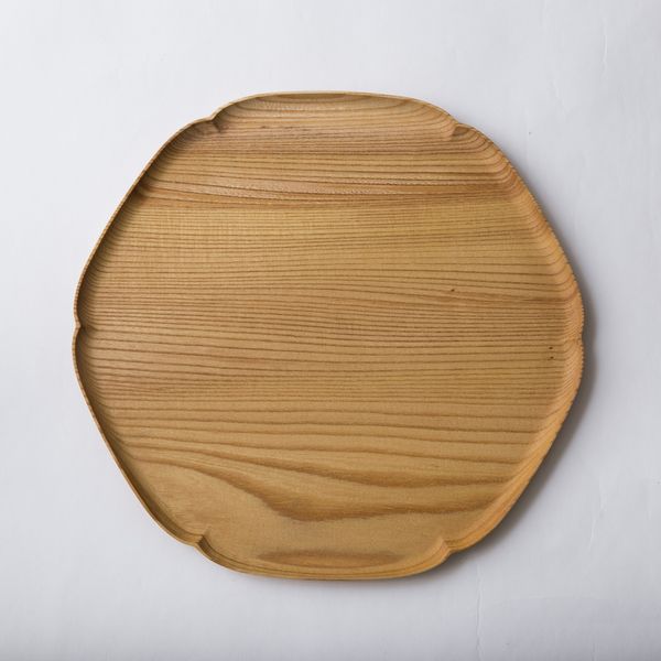 四十沢木材工芸/KITO 雪輪盆 大