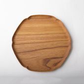 四十沢木材工芸/KITO 雪輪盆 中